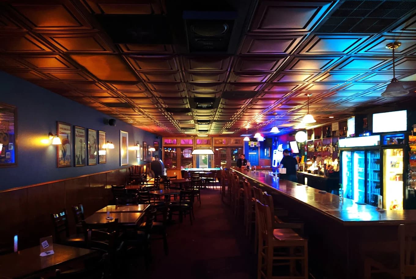 Interior of Malone's Pub in Downtown Fort Worth